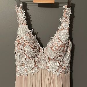 Jovani Silk/Lace Dress